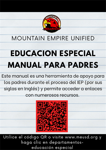 Special Education Parent Handbook Spanish